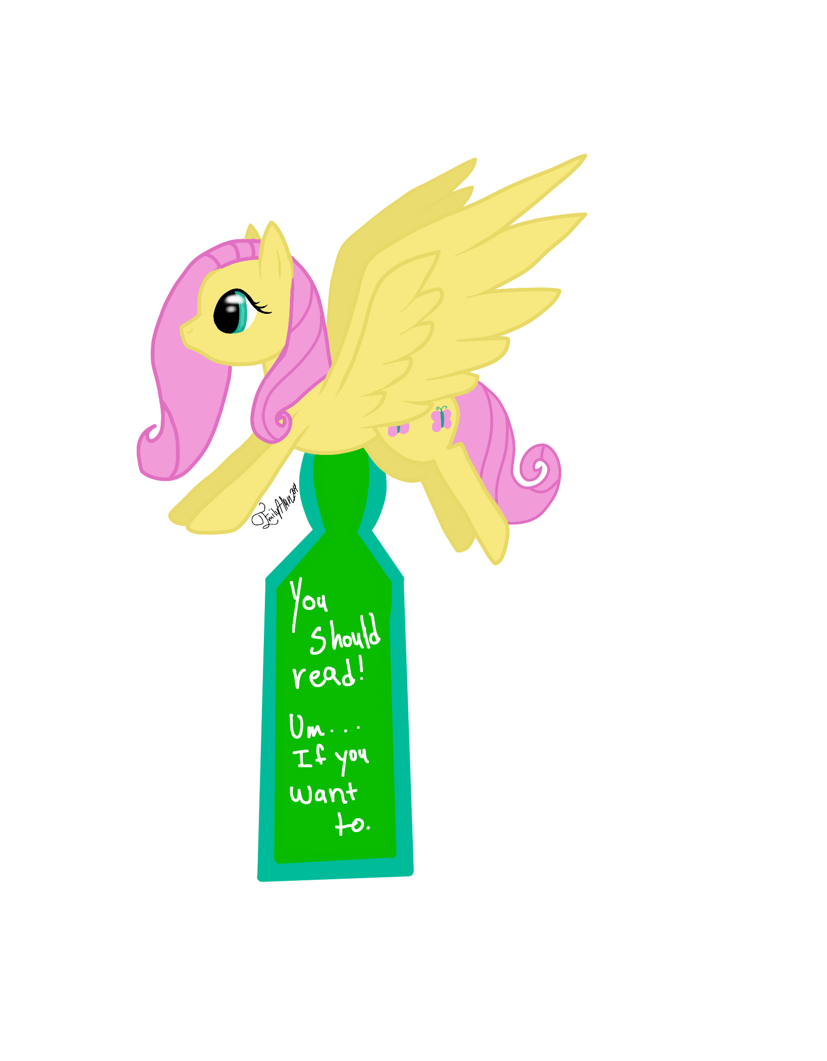 Fluttershy Bookmark