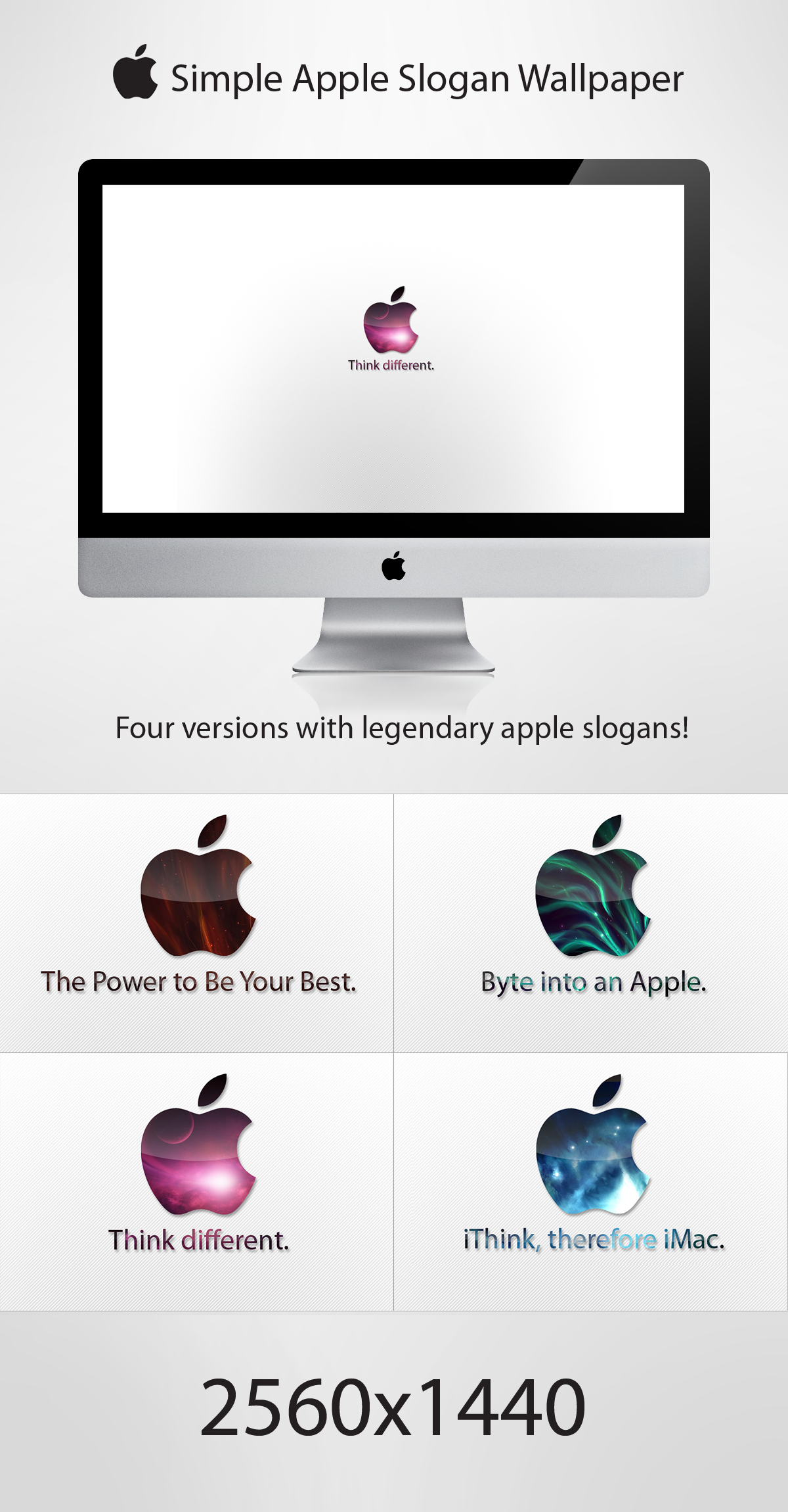 Apple Slogan Wallpapers