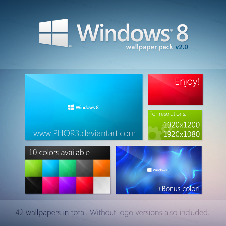 Windows 8 Metro WallPack v2.0