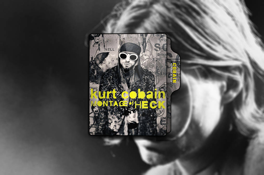 Kurt Cobain Montage of Heck 2015 Folder Icon by imsam4