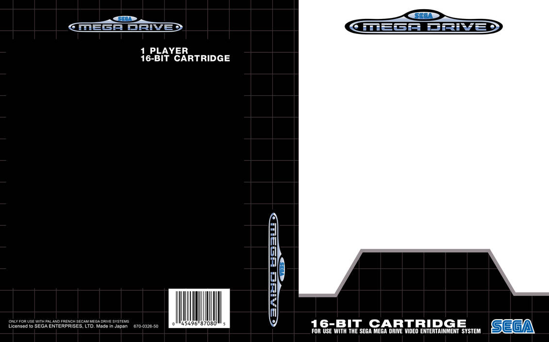 MegaDrive Classic Cover Template by Piratawww on DeviantArt