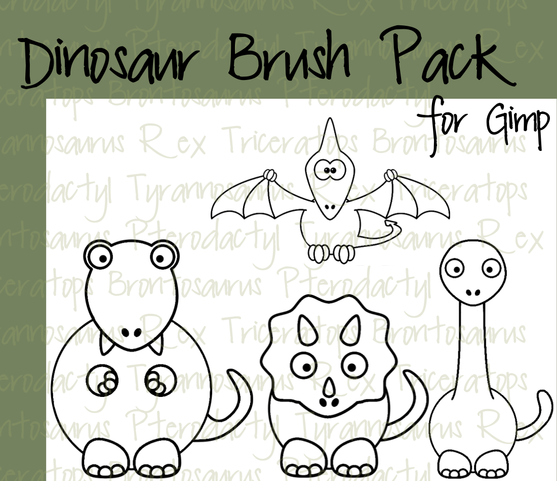 Dinosaur Brush Pack