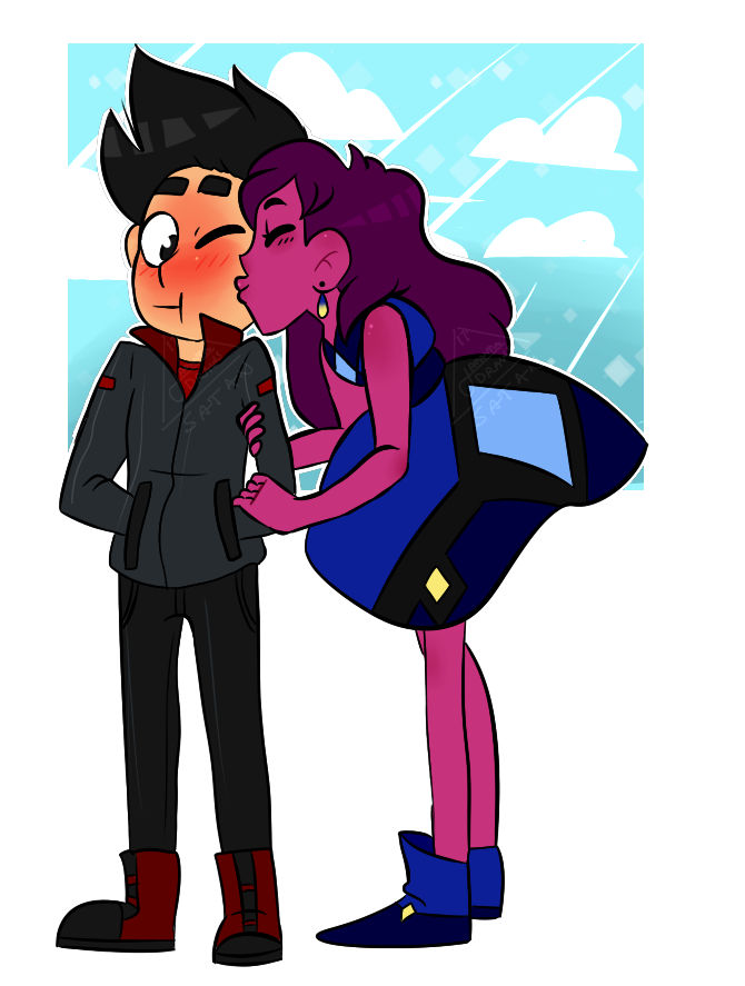SU: Commission Kiss by Japandaa on DeviantArt