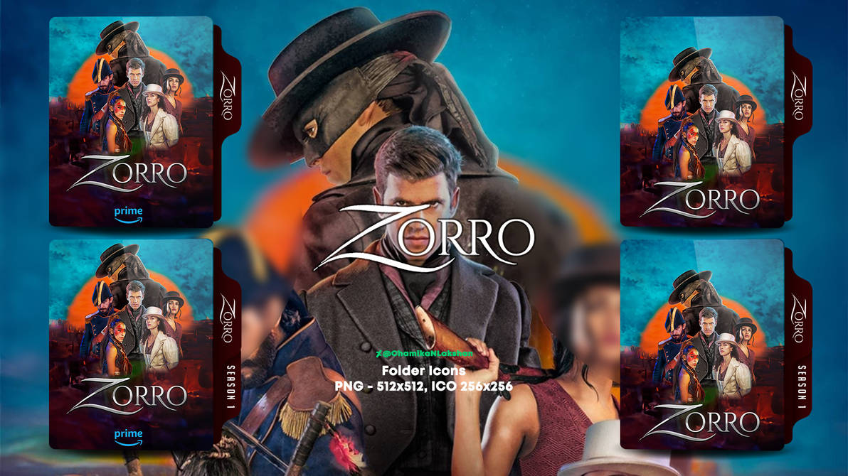 Zorro (2024) S01 Folder Icons V1 + V2 by ChamikaNLakshan on DeviantArt