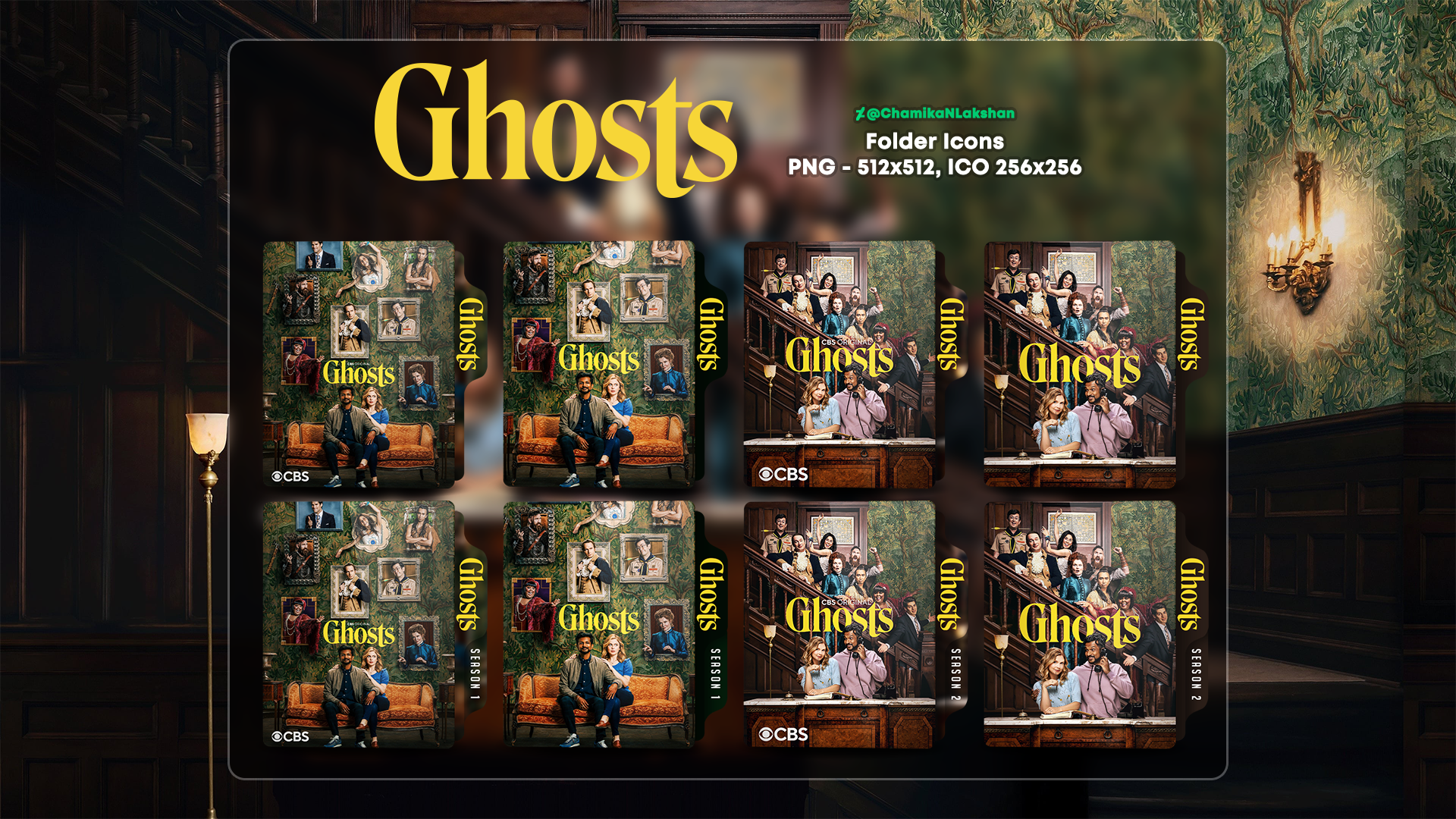 Ghosts (US) S01 and S02 Folder Icons by ChamikaNLakshan on DeviantArt
