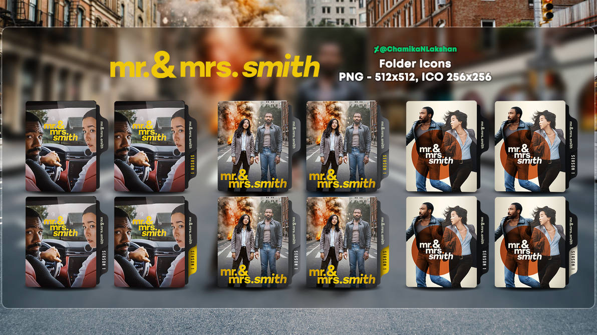 Mr. and Mrs. Smith S01 Folder Icons - V1 by ChamikaNLakshan on DeviantArt