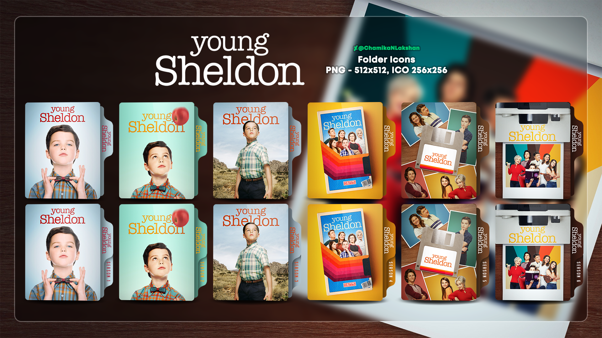 Young Sheldon S01~S06 Folder Icons by ChamikaNLakshan on DeviantArt