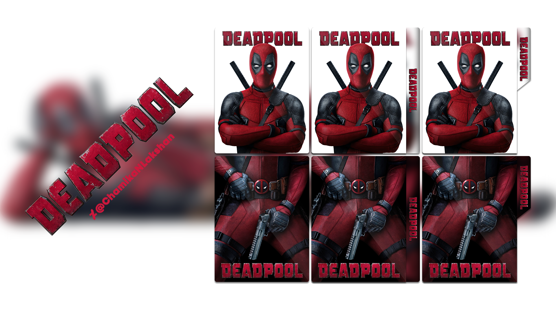 Deadpool (2016) Folder Icons [CNL Version] by ChamikaNLakshan on DeviantArt