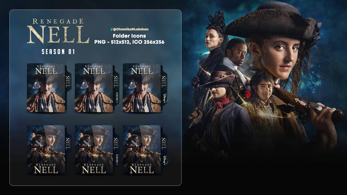 Renegade Nell S01 Folder Icons by ChamikaNLakshan on DeviantArt