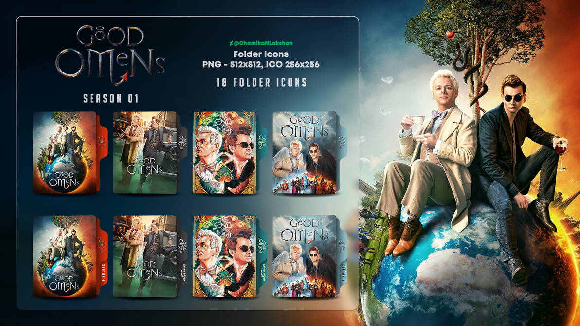 Good Omens S01 Folder Icons by ChamikaNLakshan on DeviantArt