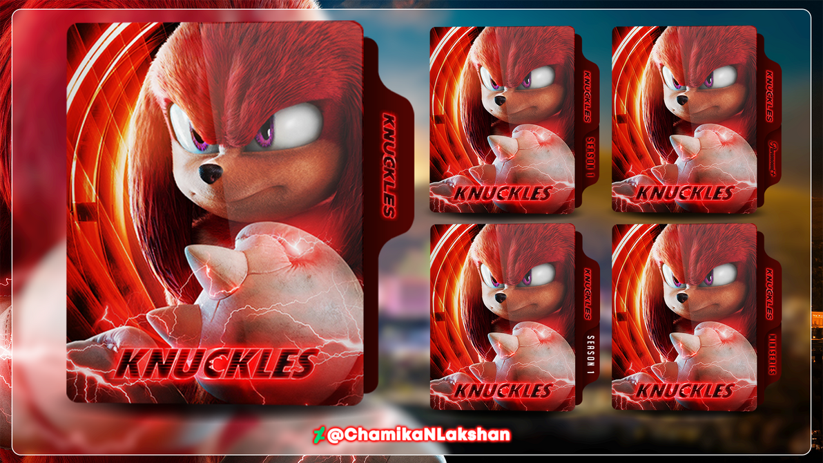 Knuckles S01 Folder Icons V2 by ChamikaNLakshan on DeviantArt
