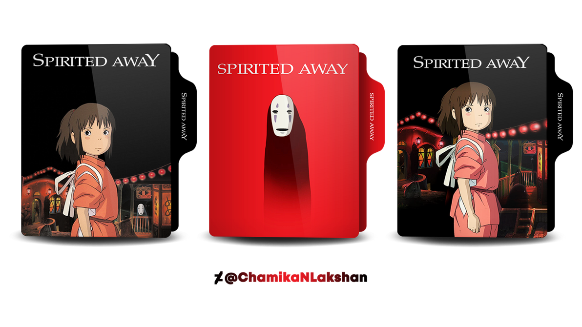 Spirited Away (2001) Folder Icons by ChamikaNLakshan on DeviantArt