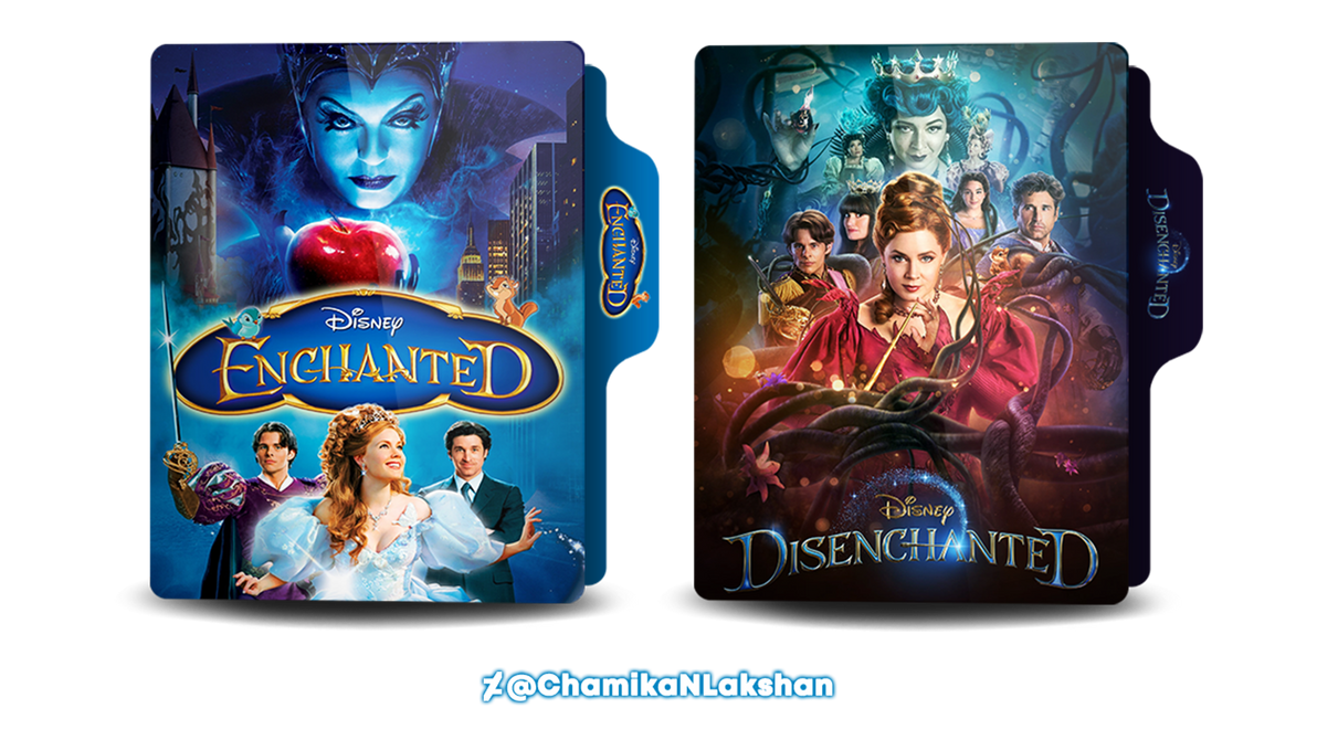 Enchanted and Disenchanted Folder Icons by ChamikaNLakshan on DeviantArt