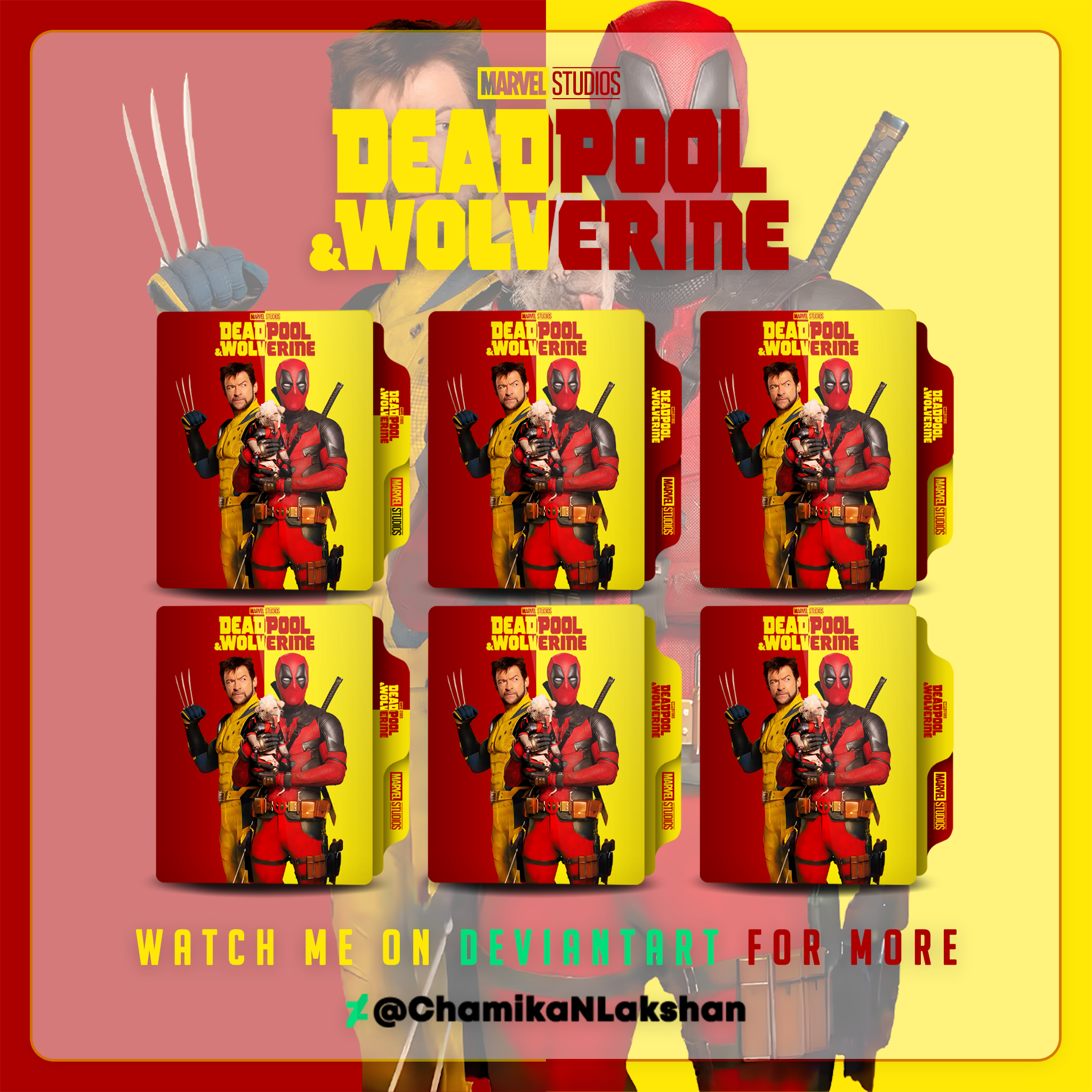 Deadpool and Wolverine (2024) Folder Icons V2 by ChamikaNLakshan on ...
