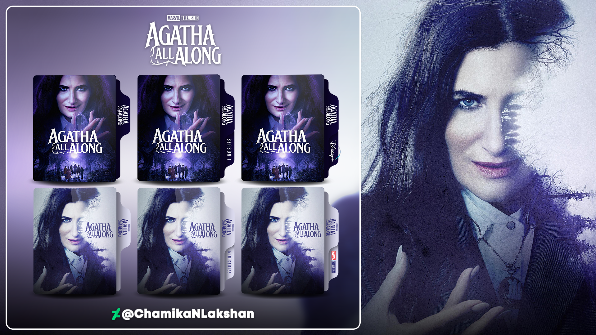 Agatha All Along S01 Folder Icons V1 by ChamikaNLakshan on DeviantArt