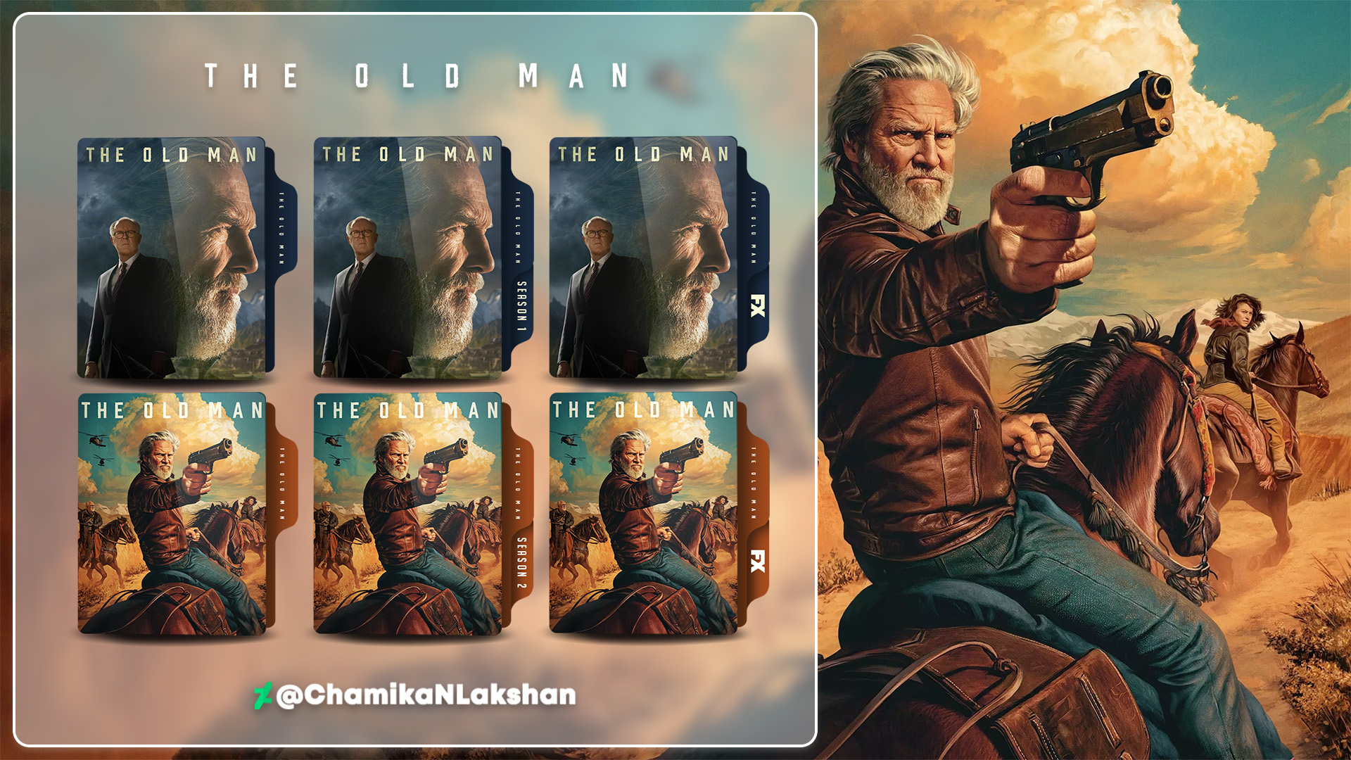 The Old Man S01 and S02 Folder Icons by ChamikaNLakshan on DeviantArt