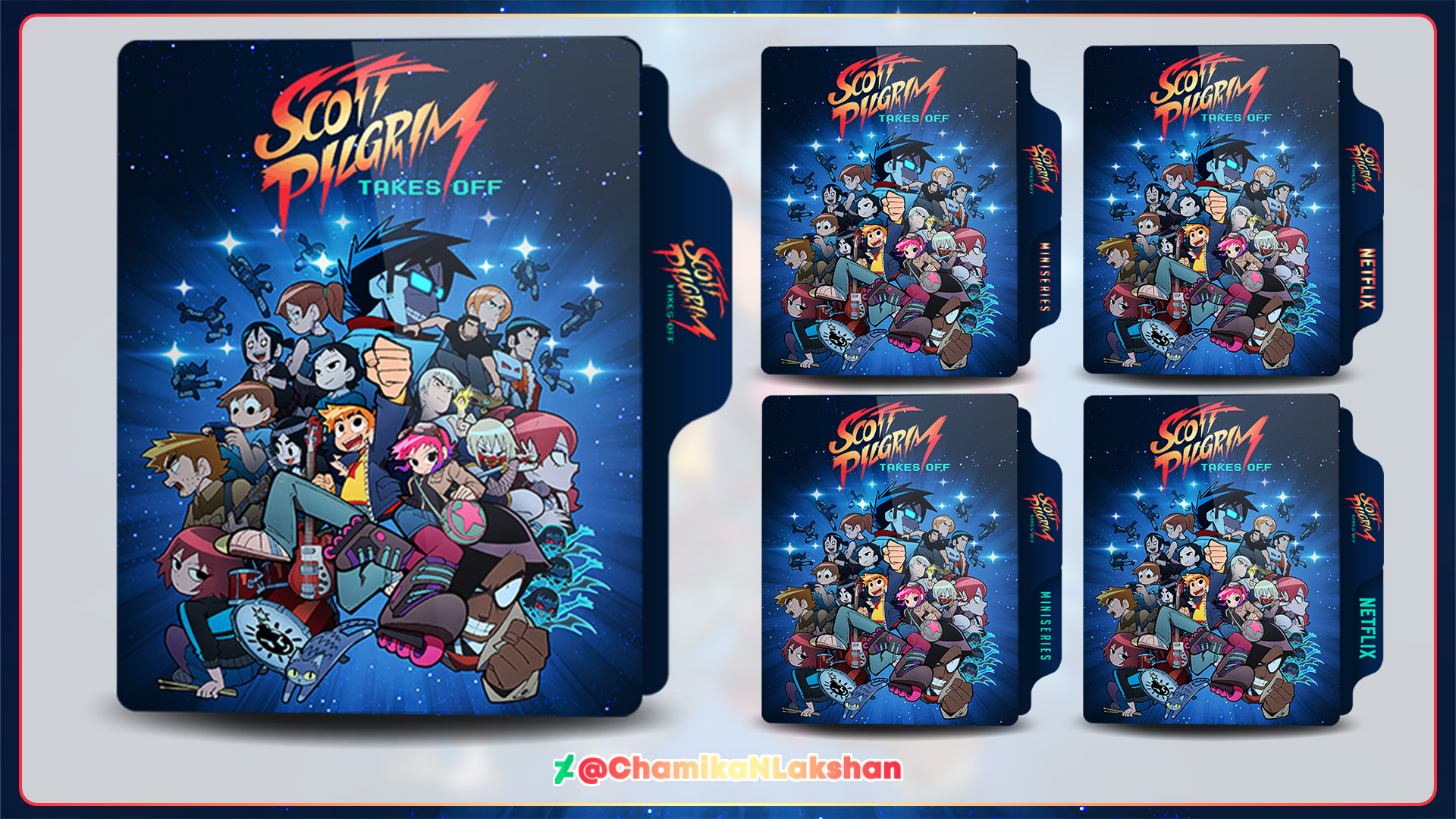 Scott Pilgrim Takes Off S01 Folder Icons by ChamikaNLakshan on DeviantArt
