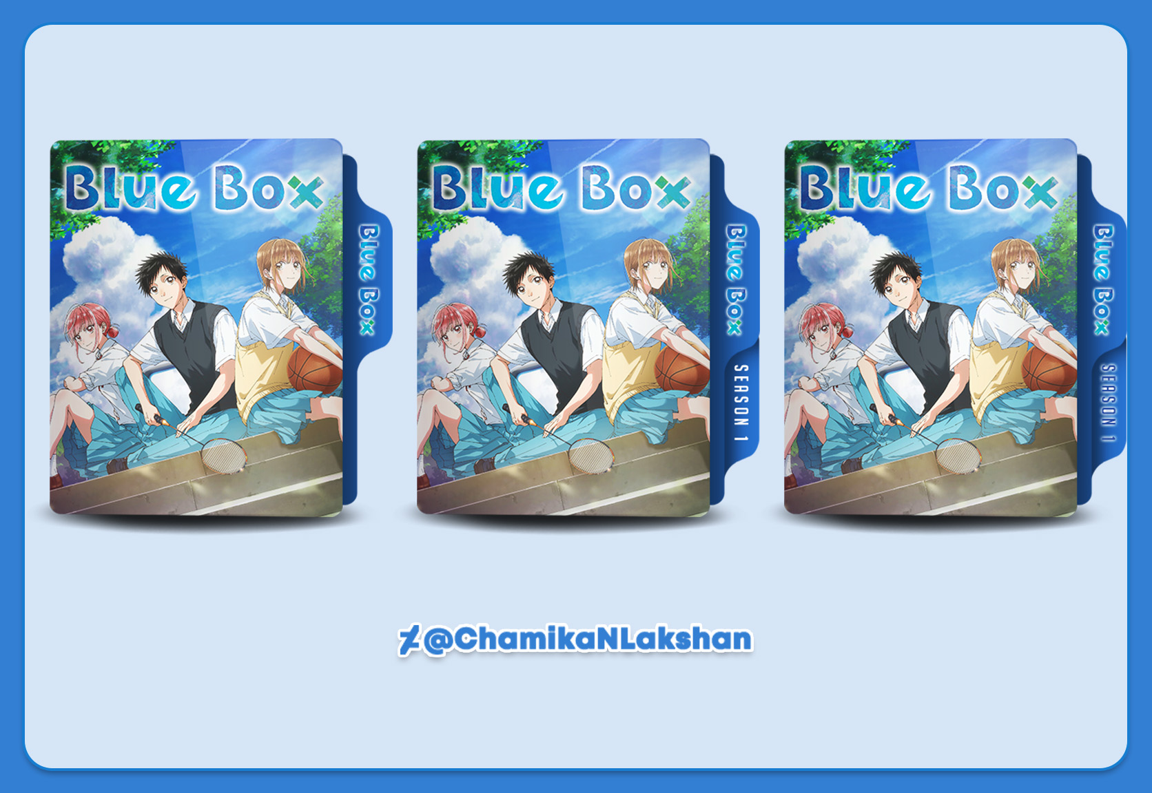 Blue Box S01 Folder Icons by ChamikaNLakshan on DeviantArt