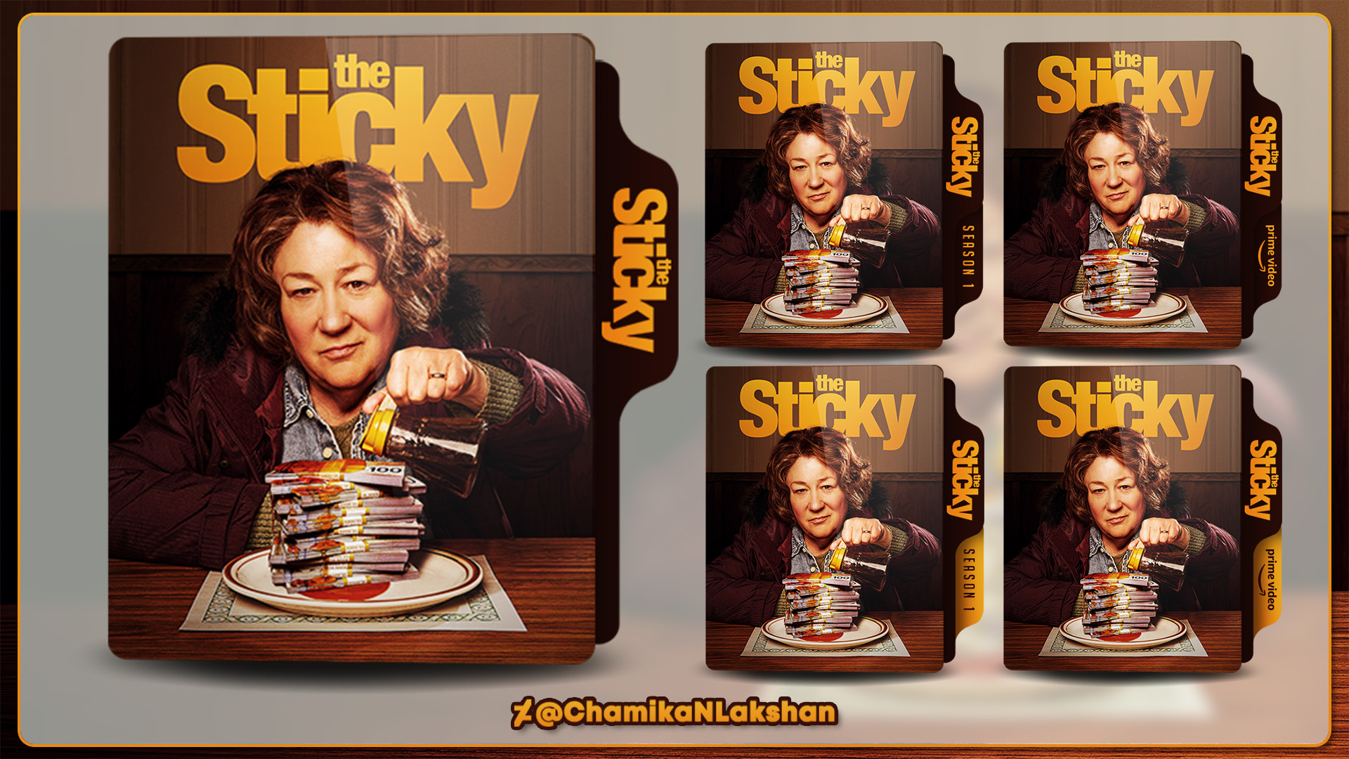 The Sticky S01 Folder Icons by ChamikaNLakshan on DeviantArt