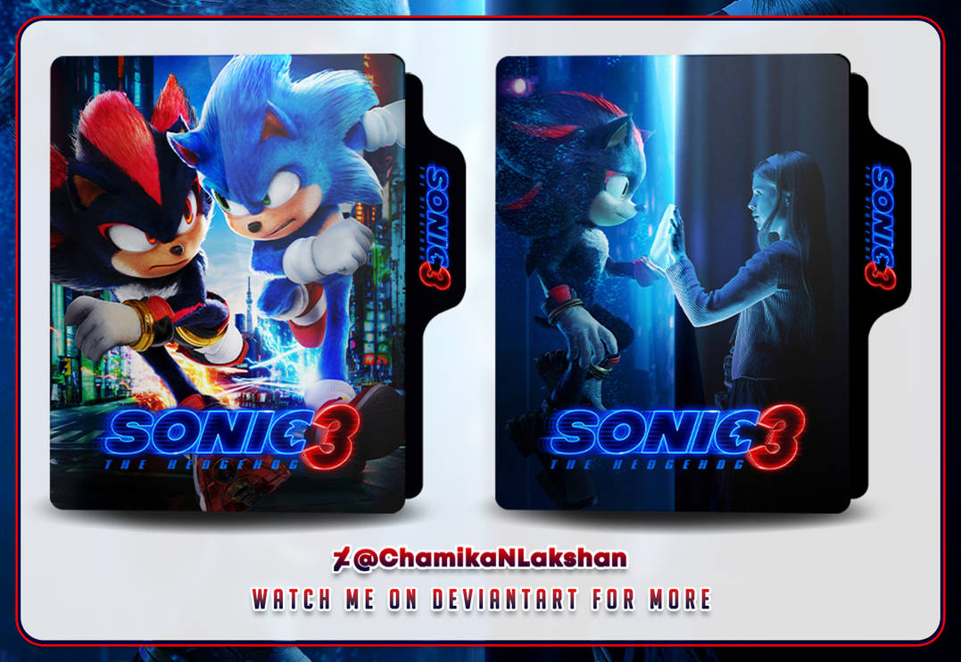 Sonic the Hedgehog 3 (2024) Folder Icons V2 by ChamikaNLakshan on ...