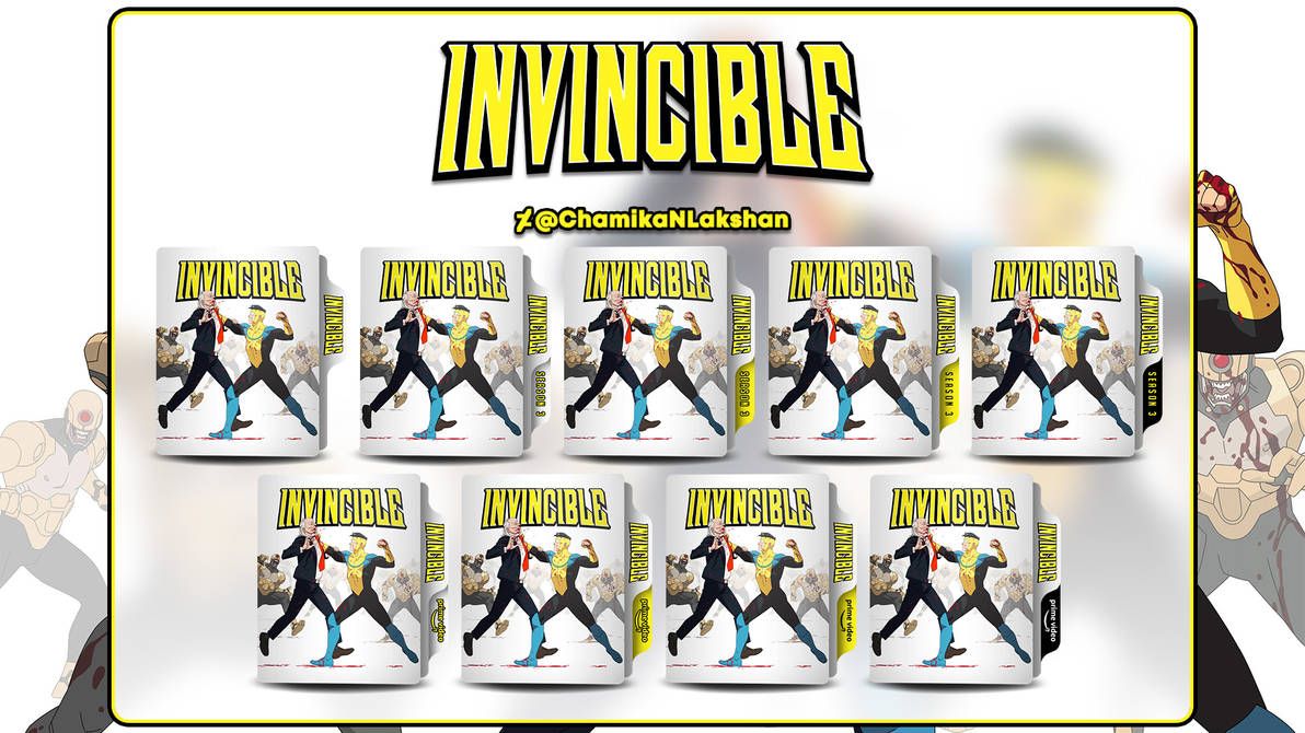 Invincible S01, S02 and Atom Eve Folder Icons by ChamikaNLakshan on ...
