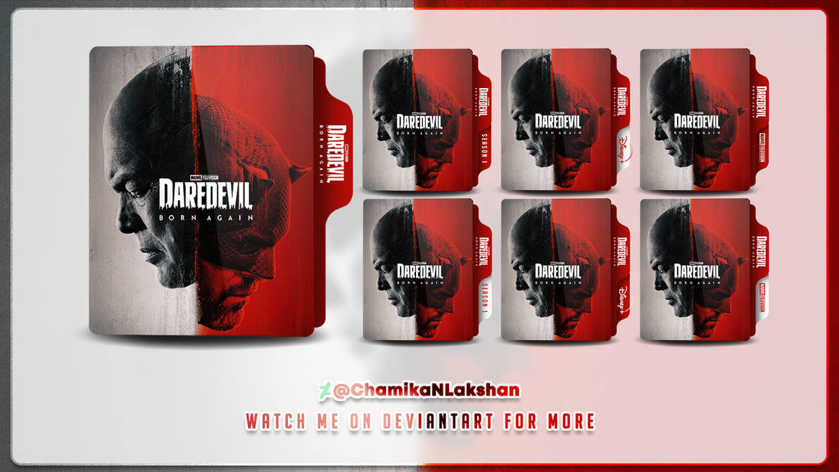 Daredevil: Born Again S01 Folder Icons V3 and V04 by ChamikaNLakshan on ...