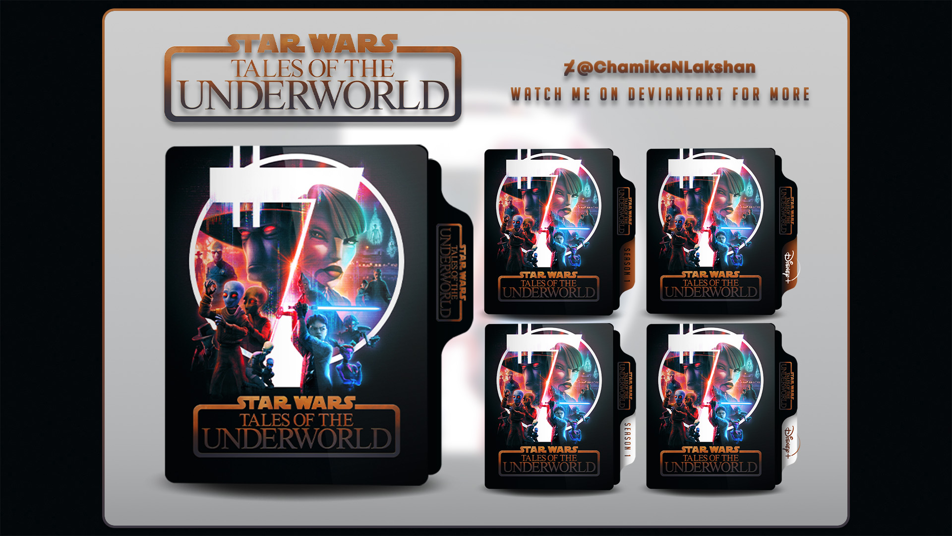Star Wars Tales of the Underworld S01 Folder Icons