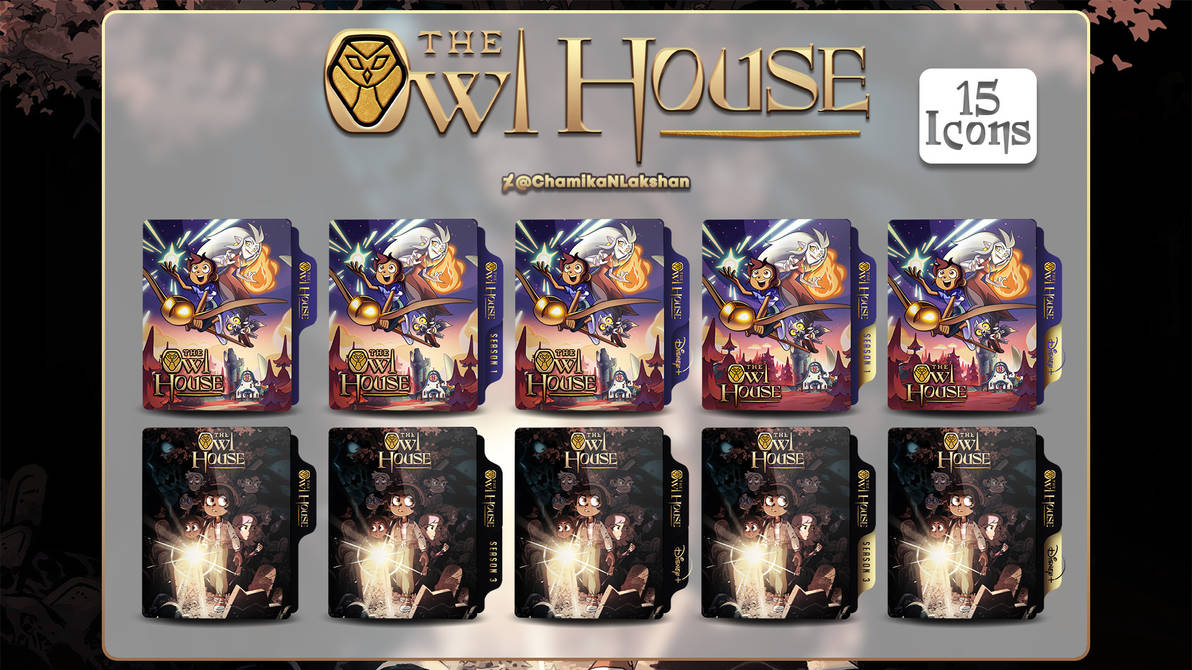 The Owl House S01 and S03 Folder Icons - V2 by ChamikaNLakshan on ...