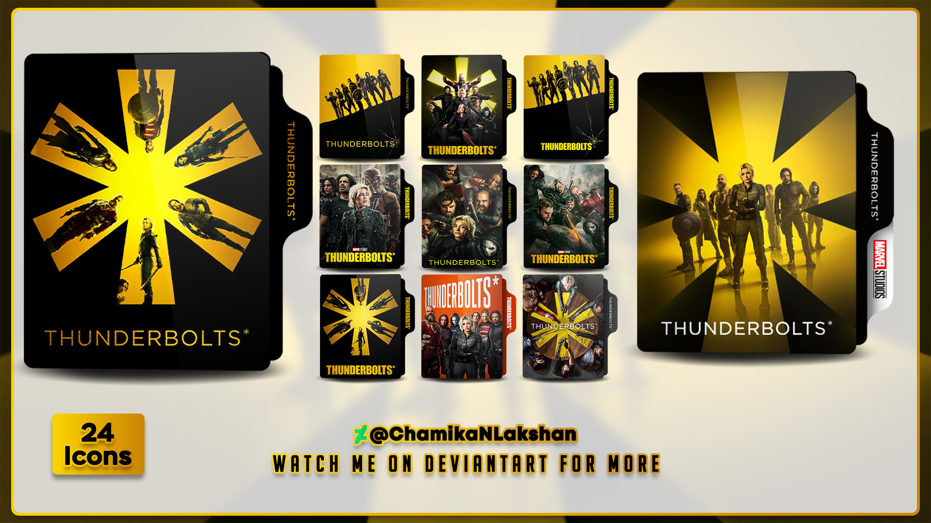 Thunderbolts* (2025) Folder Icons - V1 by ChamikaNLakshan on DeviantArt