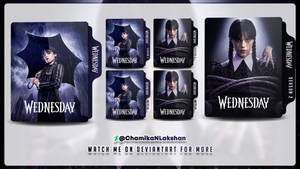 Wednesday S01 and S02 Folder Icons