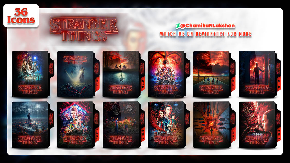 Stranger Things S05 Folder Icons V2 - Part 3 by ChamikaNLakshan on ...