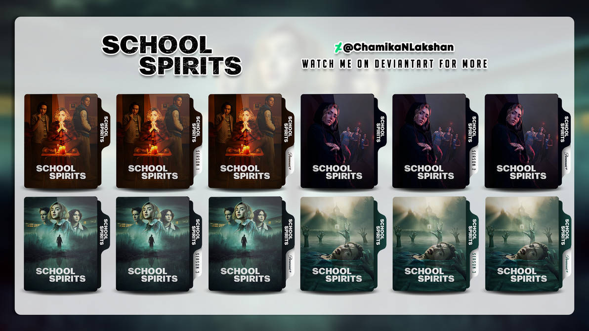 School Spirits S01~S03 Folder Icons by ChamikaNLakshan on DeviantArt