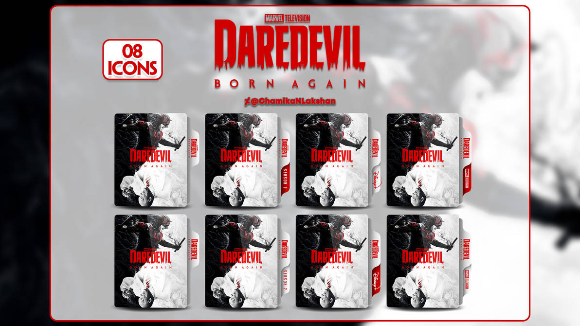 Daredevil: Born Again S02 Folder Icons V3 by ChamikaNLakshan on DeviantArt