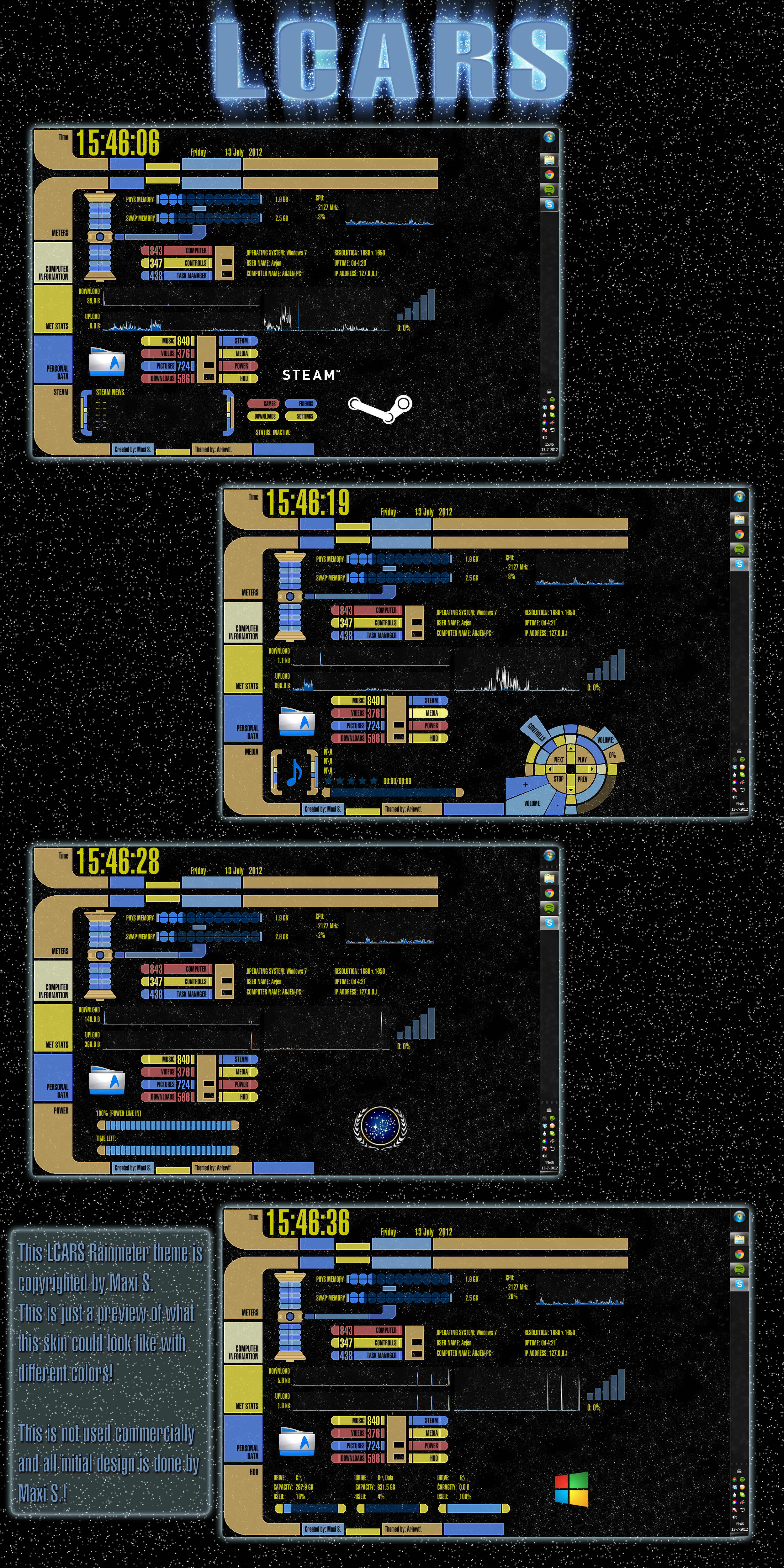 rainmeter star trek rainmeter star trek