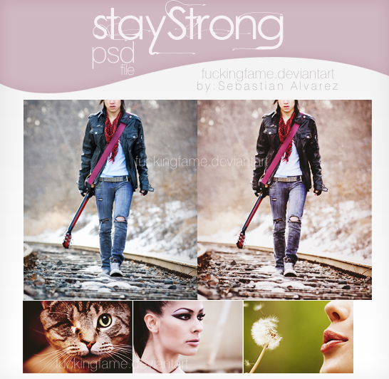 Stay Stron - Psd