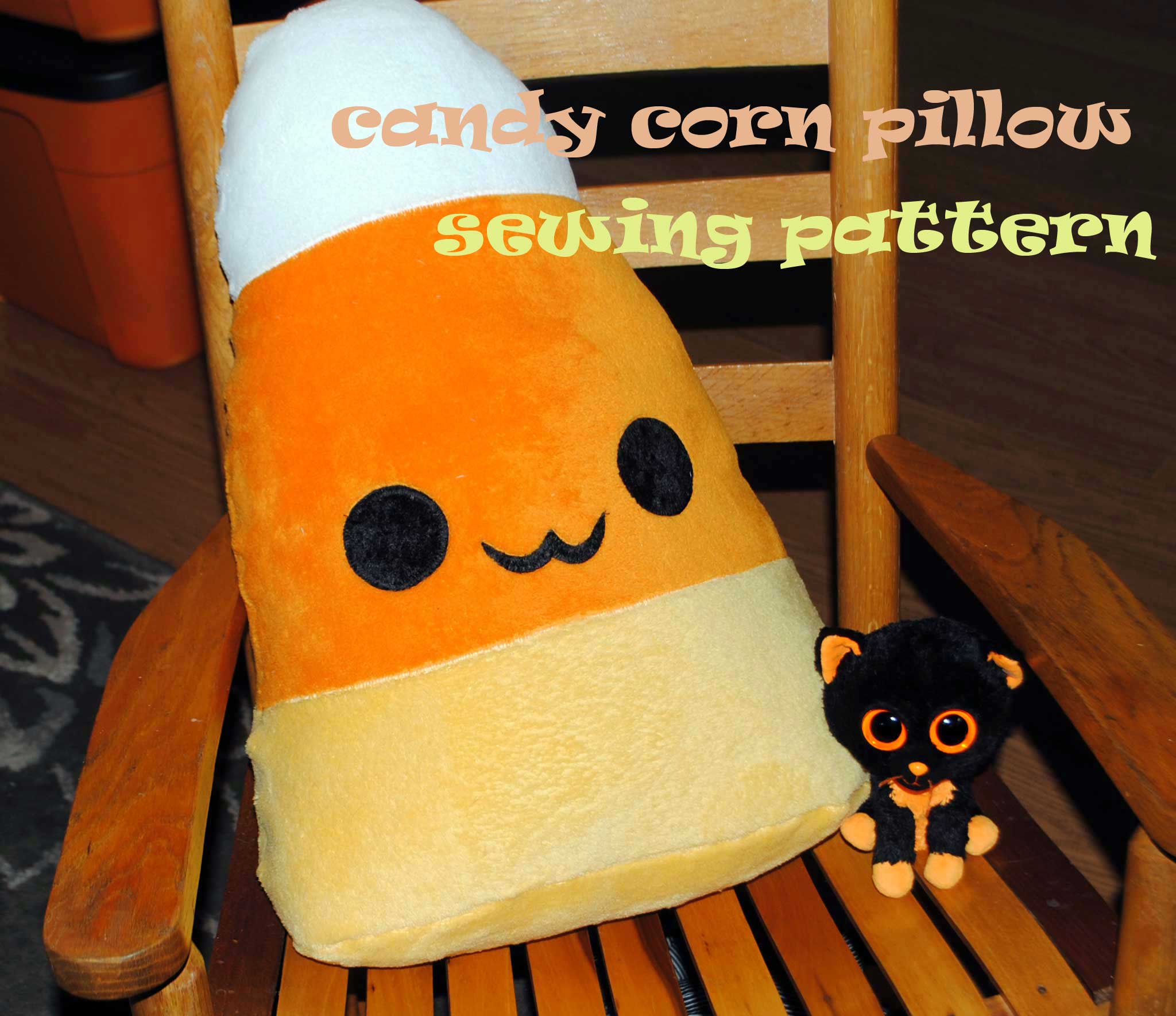 candy corn stuffed animal