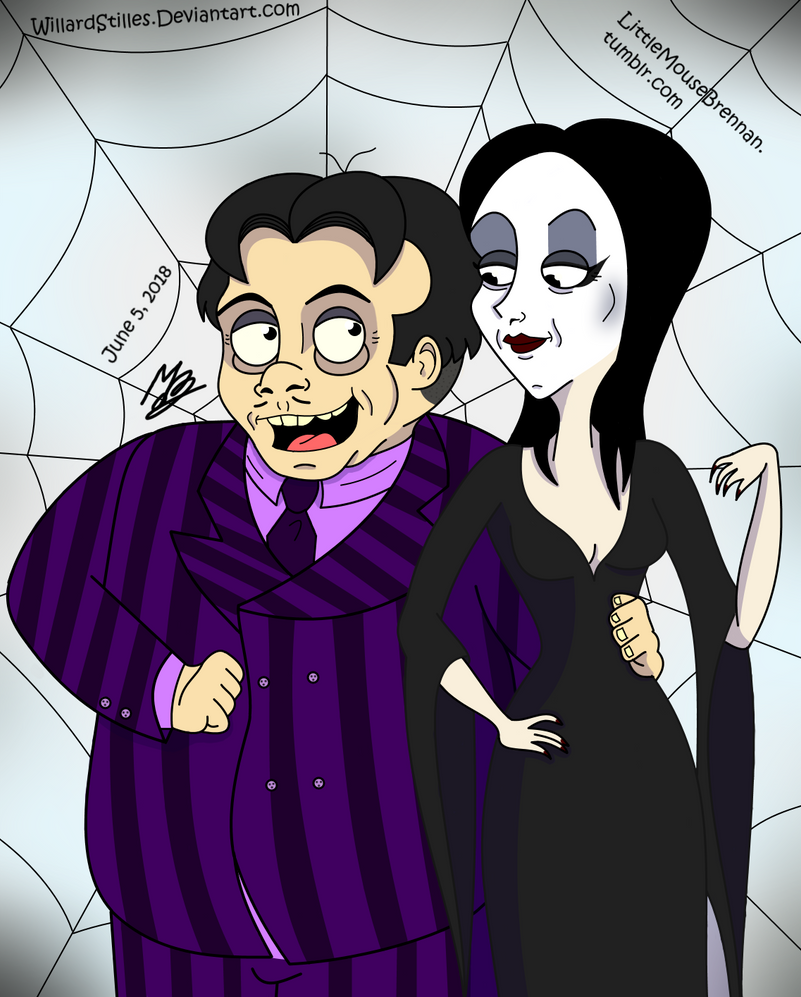 Gomez And Morticia Addams by WillardStilles on DeviantArt