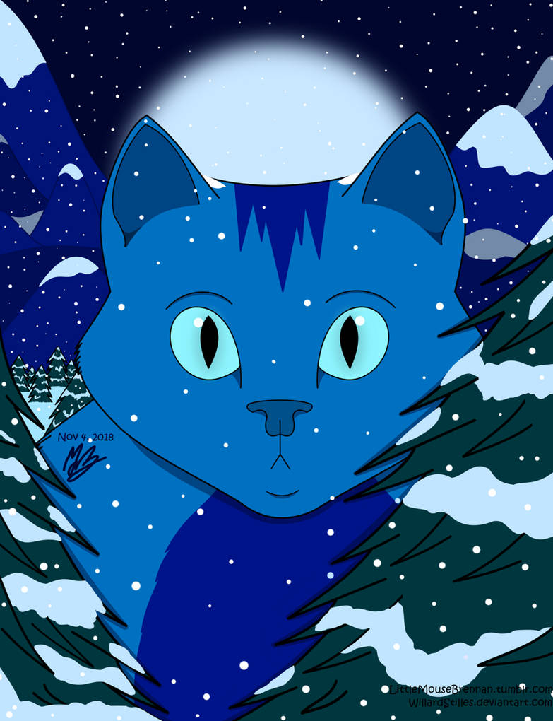 Cat In Snow by WillardStilles on DeviantArt