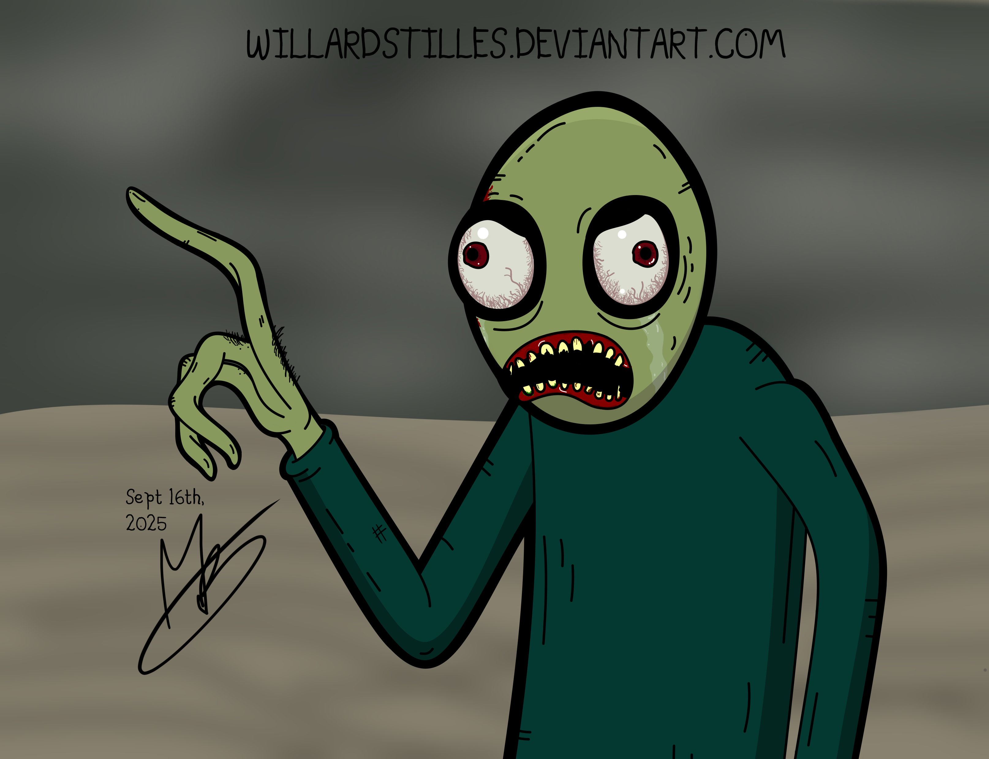 Salad Fingers by WillardStilles on DeviantArt