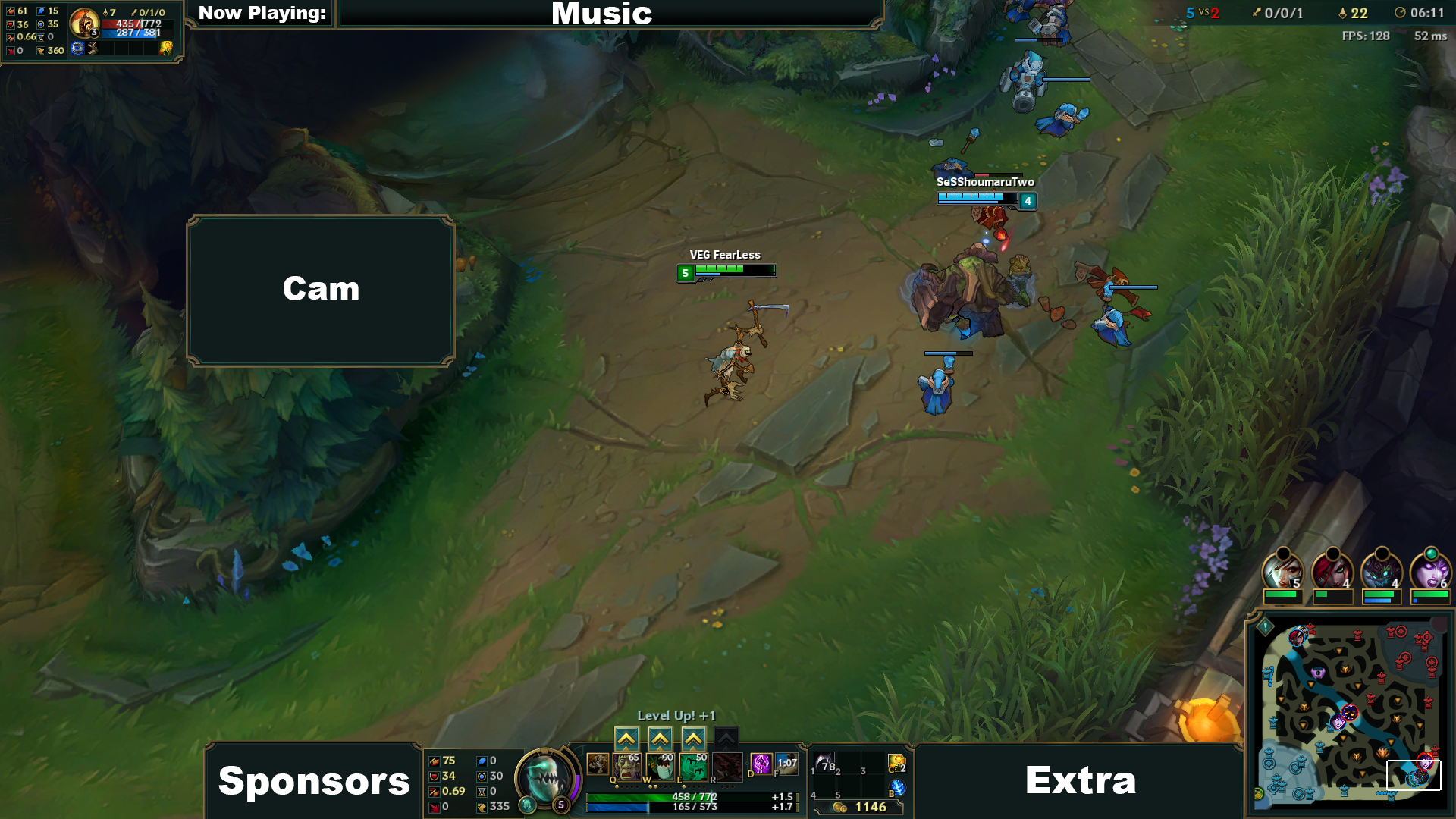 League of Legends, Interface In Game