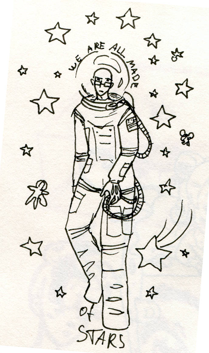 We are all made of stars by RaspberryJem on DeviantArt