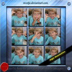 Set of 9 boy images