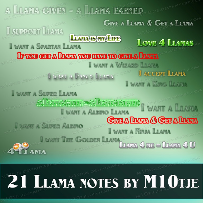 21 Llama notes