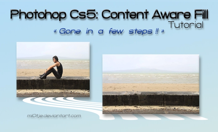 Gone in a few steps ! Content Aware Fill Tutorial