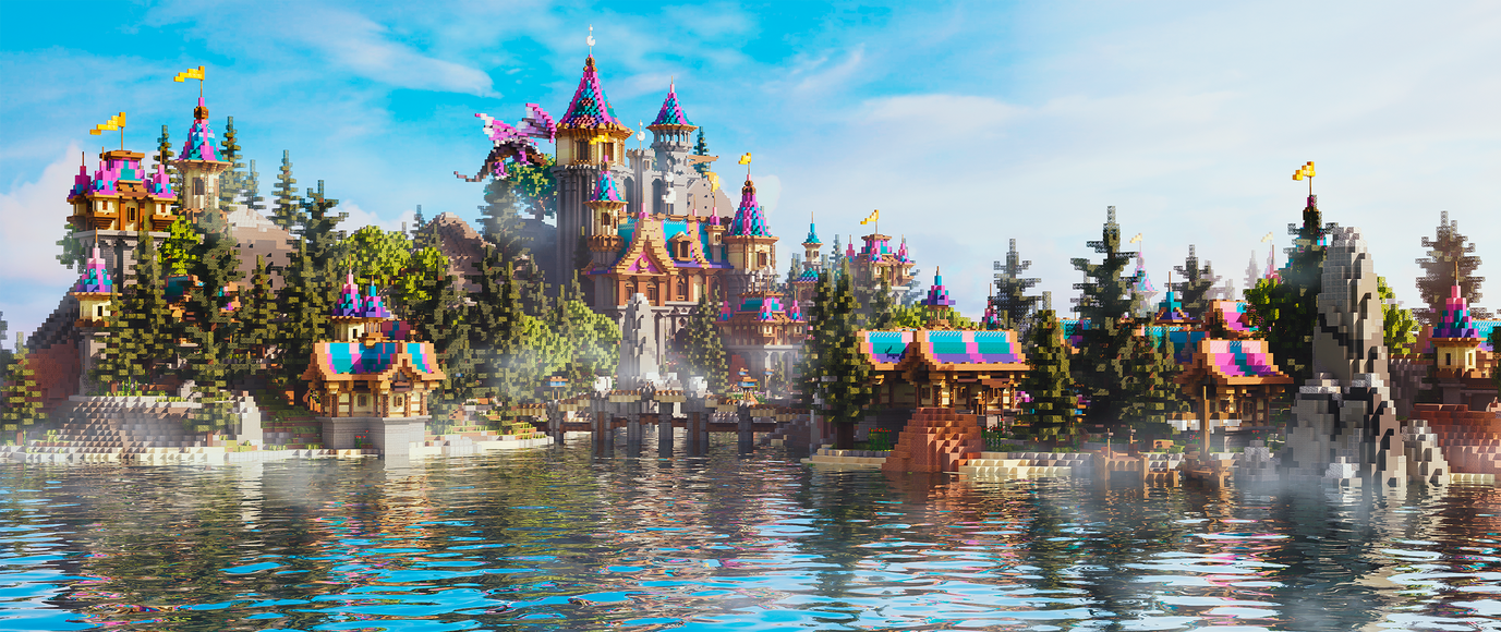 Magical Village by BreadBuilds on DeviantArt