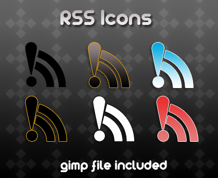 rss icons by ~billgoldbergmania