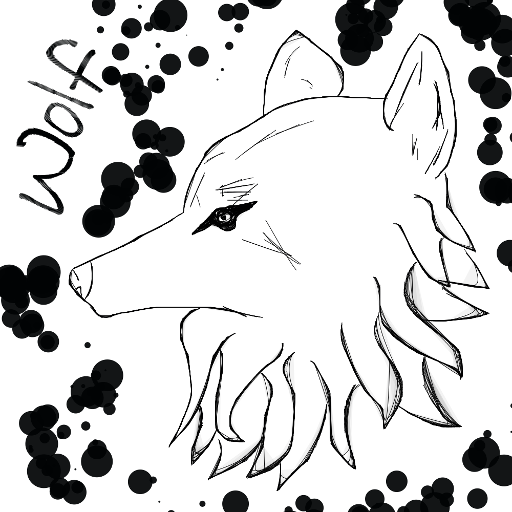 Wolf-sketch