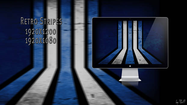 Retro Stripes Wallpaper