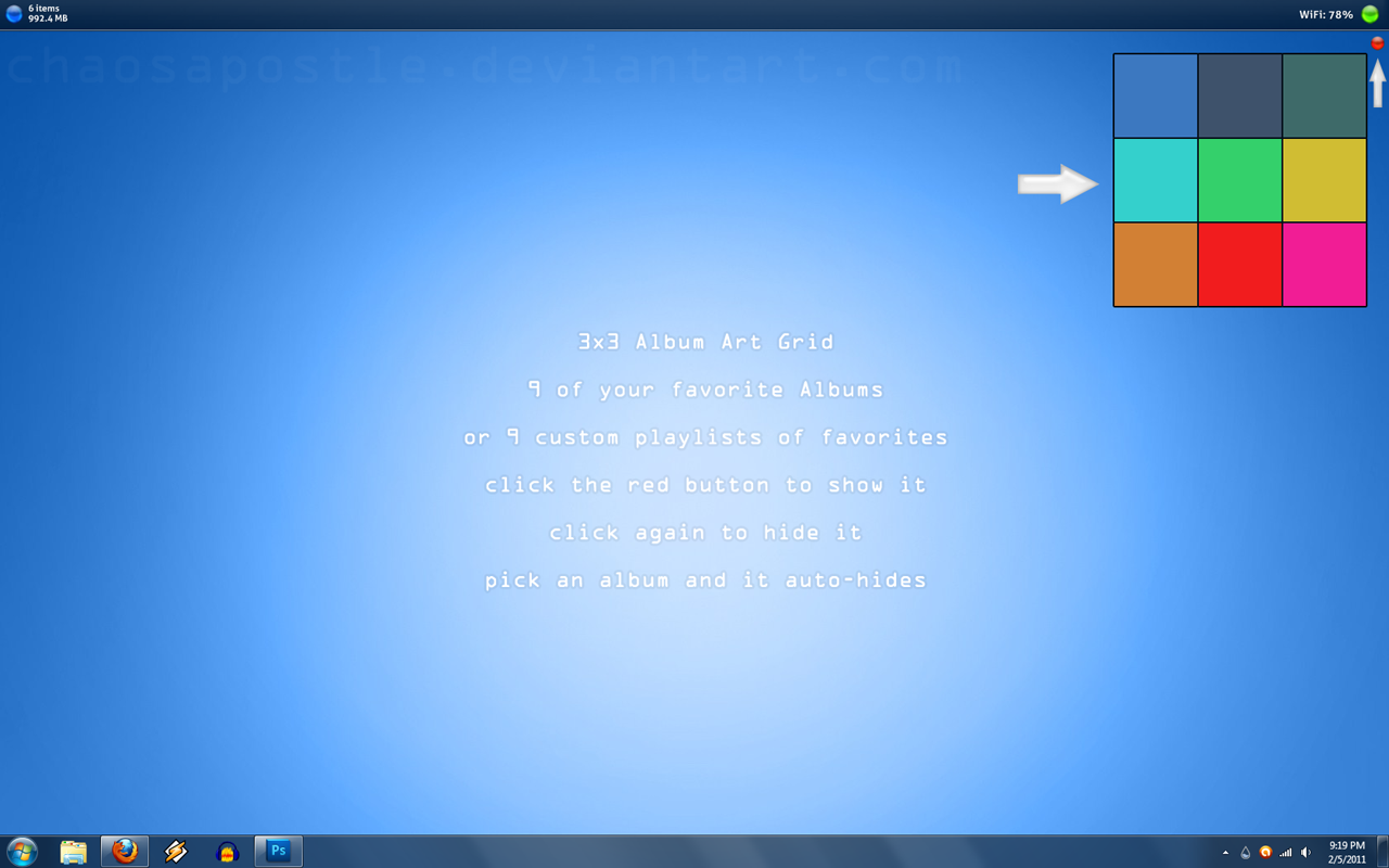 Simple Music Grid -WinAMP- by ChaosApostle on DeviantArt