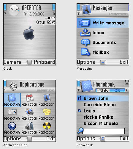 nokia 6600 theme brushed mac by lenin1918 on deviantart